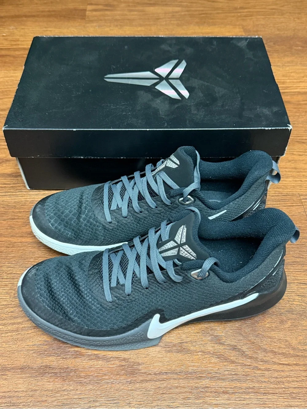 Nike Kobe Mamba Focus TB AT1214-001 Black White Dark Grey Men’s 8 OG Box